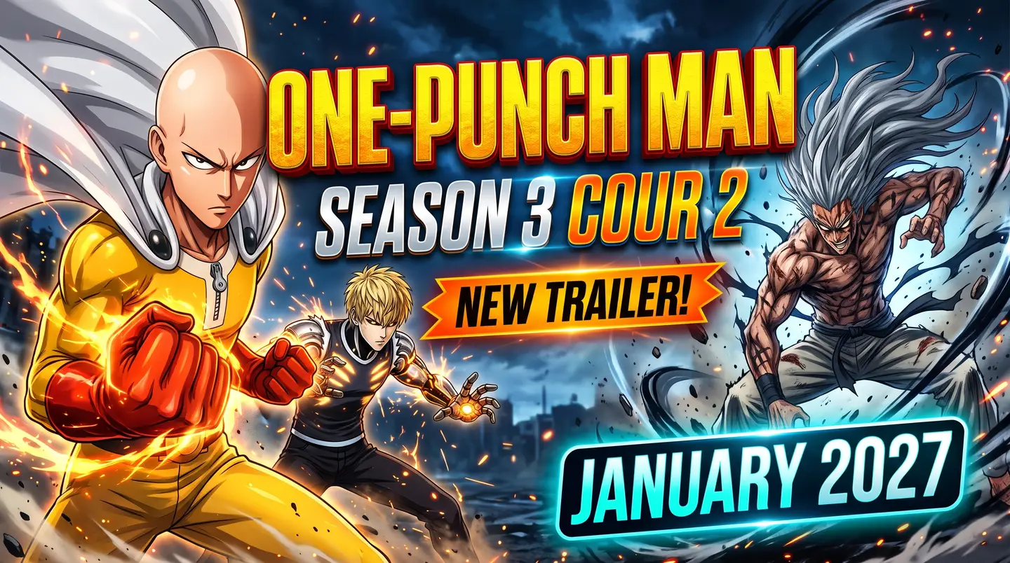 One-Punch Man Season 3 Cour 2